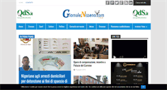 Desktop Screenshot of giornalenisseno.com