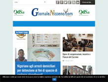 Tablet Screenshot of giornalenisseno.com